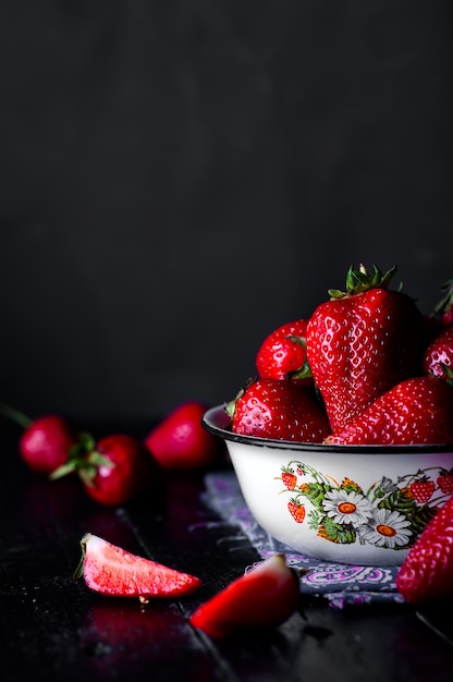 Nouvelle image fraîche de fraises