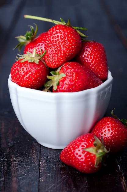 Nouvelle image fraîche de fraises