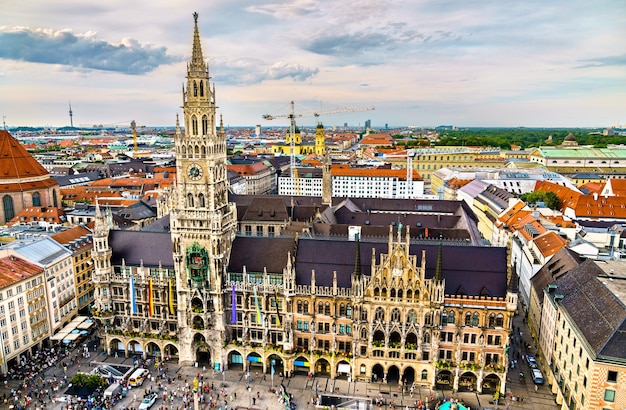 La nouvelle mairie de munich bavière allemagne