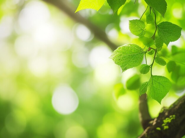 De nouvelles feuilles vertes nées sur de vieux arbres – Idées de renouvellement