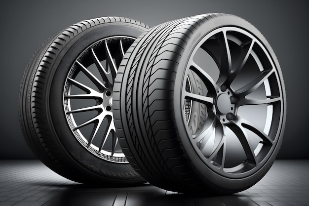 Nouvelles roues de voiture pour le service de l'industrie automobile et la technologie d'entreprise de réparation d'entretien conce automobile