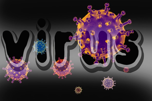 Photo novel coronavirus 2019ncov concept de virologie des risques médicaux pandémiques pour la santé