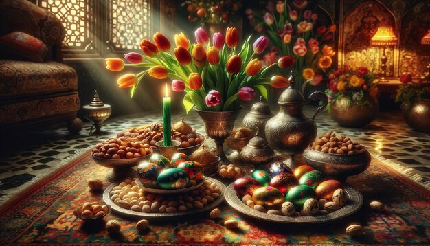 Nowruz, fête des œufs peints et de l'abondance du printemps