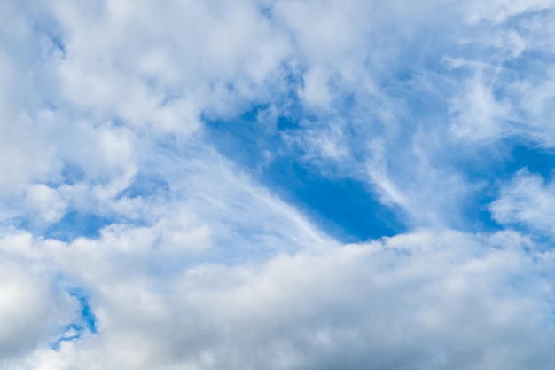 Nuage ciel fond abstrait moelleux