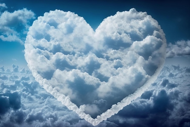 Nuage de coeur