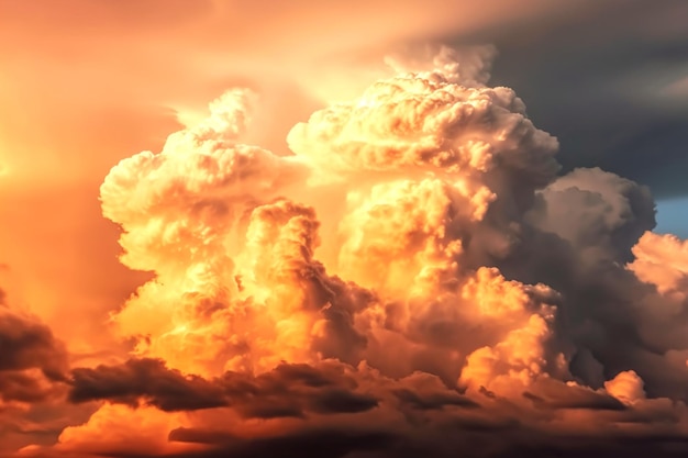 un nuage dans le ciel