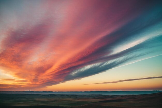 Le nuage du ciel, de l'océan, de la mer