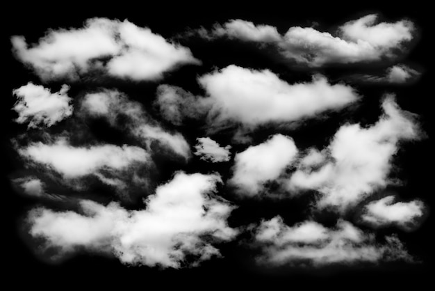 Photo nuage isolé