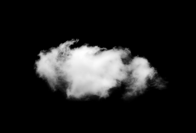 Nuage sur noir