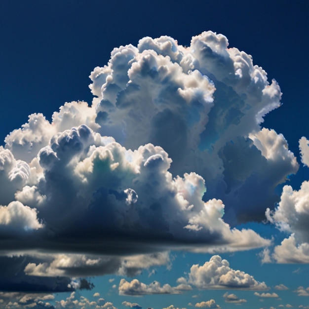 Photo un nuage qui a le mot nuage dessus