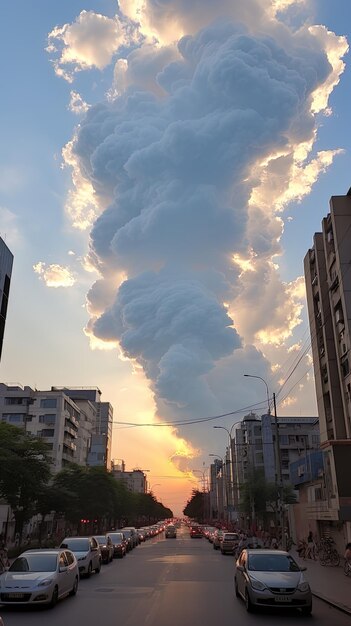 Photo un nuage qui ressemble à un ours géant