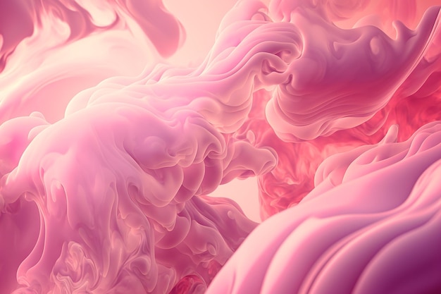Un nuage rose est présenté dans cette image abstraite.