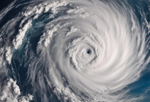 Photo un nuage de tempête sur la planète terre