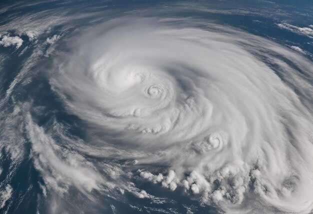 Photo un nuage de tempête sur la planète terre