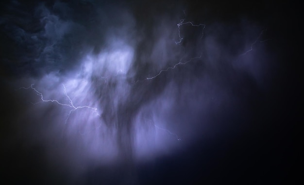 Nuage de tonnerre ciel nuageux sombre