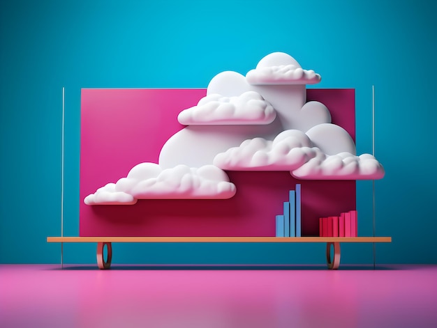 nuages abstraits 3d