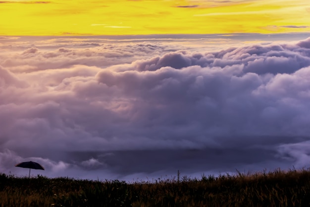 Nuages, beauté de la nature en Thaïlande