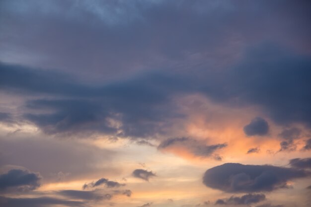 Nuages ​​et ciel