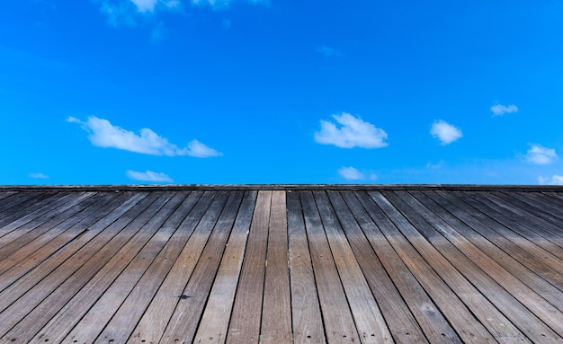 Nuages ​​dans le ciel bleu