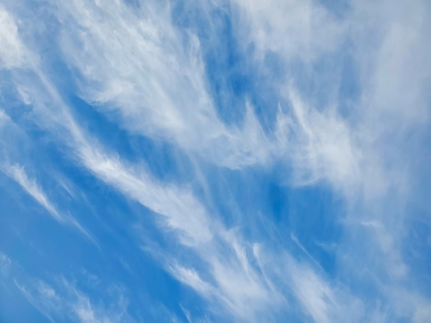 Photo nuages de fond naturel texturé bleu ciel nuageux