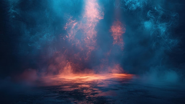 Des nuages sur une grande étendue d'eau