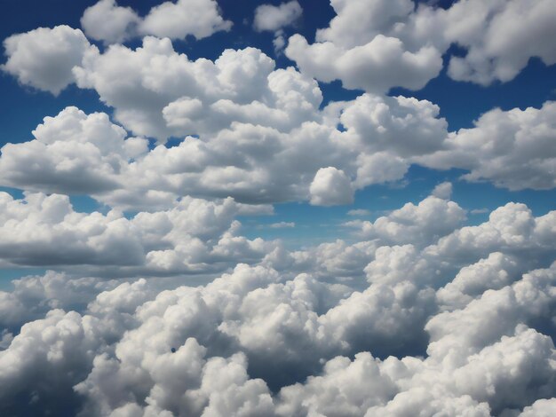 Photo des nuages magnifique gros plan image générée par ai