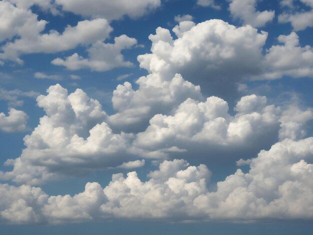 Photo des nuages magnifique gros plan image générée par ai