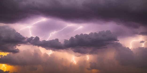 Nuages d'orage