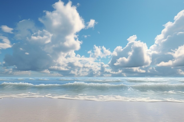 Les nuages de stratocumulus sur les plages