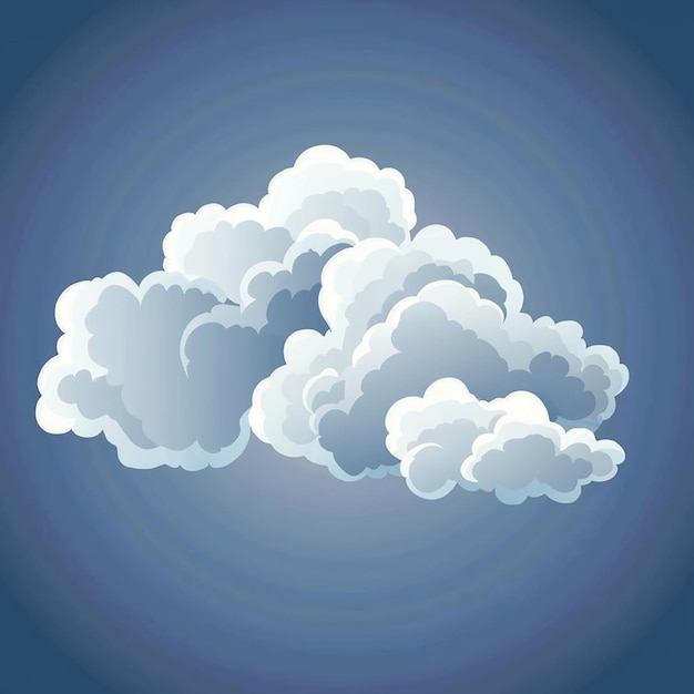 Des nuages de style photoréaliste