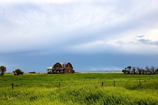 Les nuages de tempête des Prairies au Canada