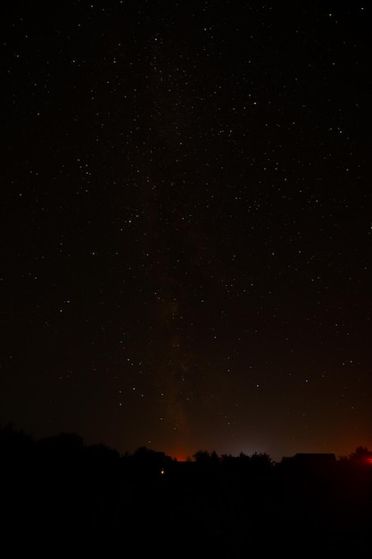 Nuit ciel étoilé Voie Lactée Résumé fond sombre