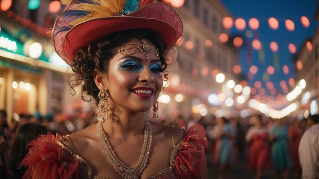 Photo la nuit du carnaval