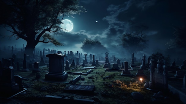 La nuit du cimetière