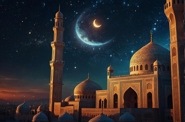 La nuit du Ramadan sur la toile céleste