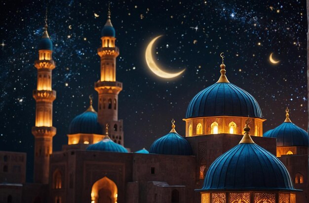 La nuit du Ramadan sur la toile céleste