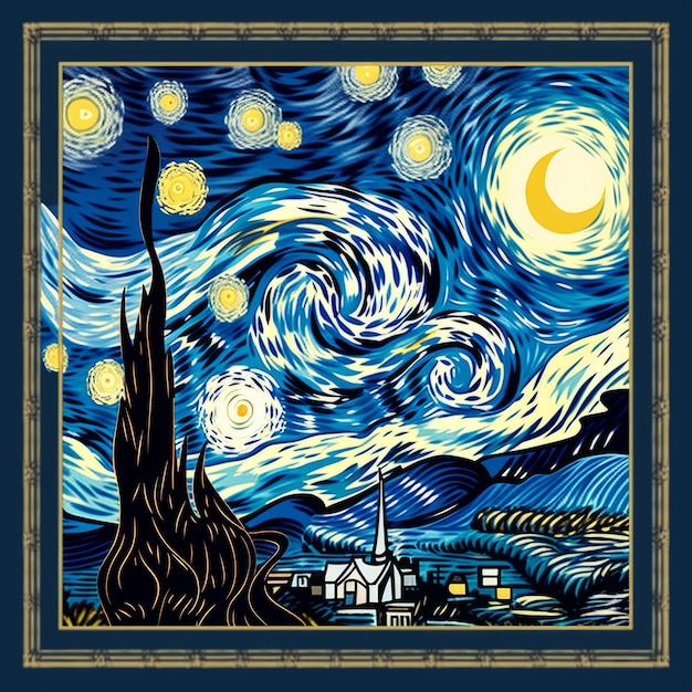 la nuit étoilée de Van Gogh