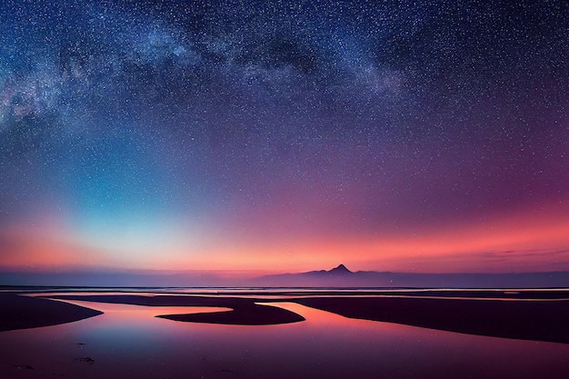 Nuit fond de ciel