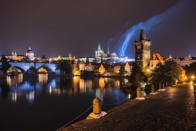 La nuit à Prague