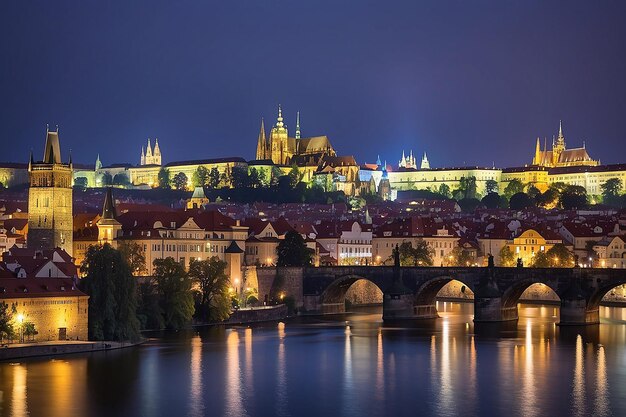 La nuit à Prague