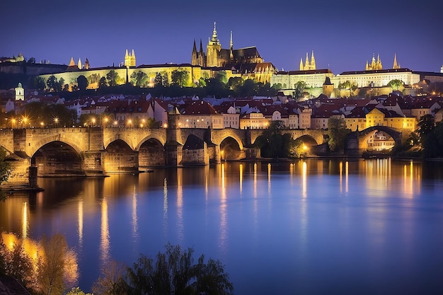 La nuit à Prague