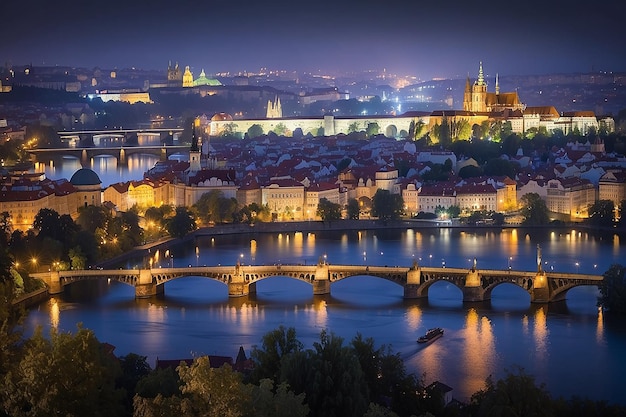 La nuit à Prague