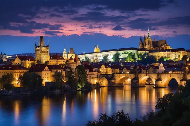 La nuit à Prague