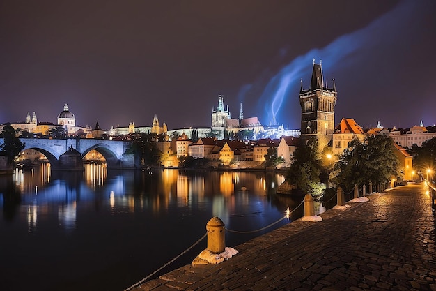 La nuit à Prague