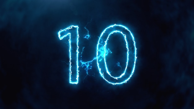 Numéro 10 en flammes