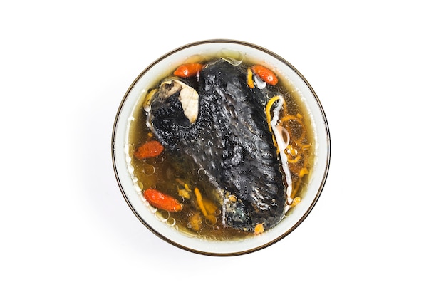 Nutrition et santé de la soupe de poulet aux os noirs