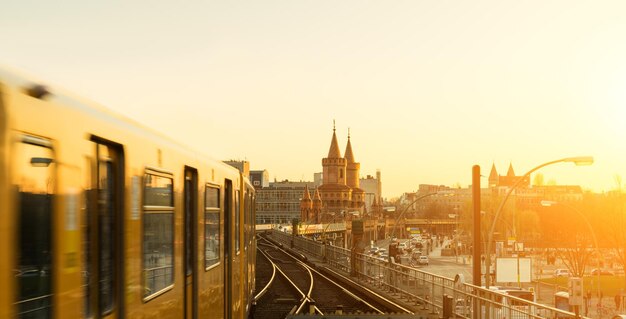 Photo oberbaumbridge, berlin, allemagne