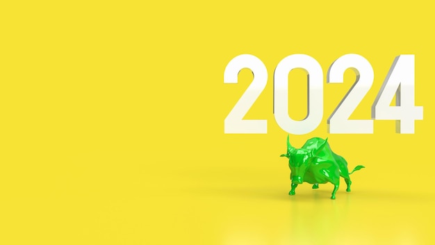 Photo l'objectif d'affaires de 2024 est le rendu 3d.