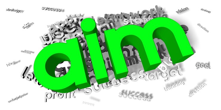 Photo objectif vert et gris mots concept typographique illustration 3d