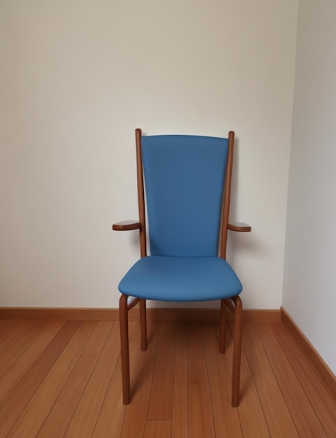 Photo objet de meuble isolé en chaise en bois